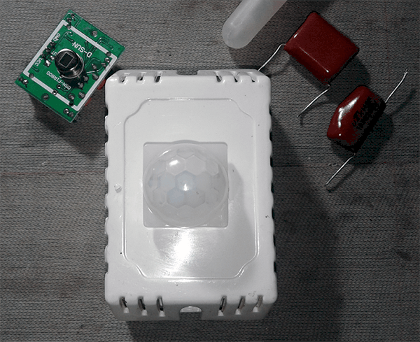 Automatic Fan Switch with PIR Motion Sensor - Prototype Enclosure
