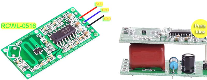 Microwave Radar Motion Sensor Switch