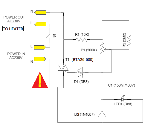 Unique Electric Heater Controller - HC-F1