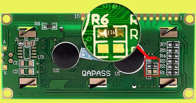 5V to 3V3 LCD-Rosc Pointer