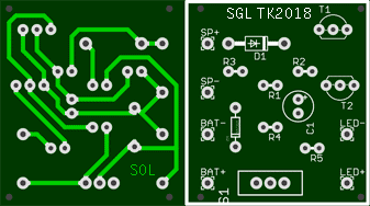 Mini Solar Garden Light - PCB