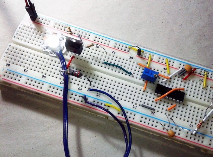 Stand alone PWM Driver-Breadboard experiment