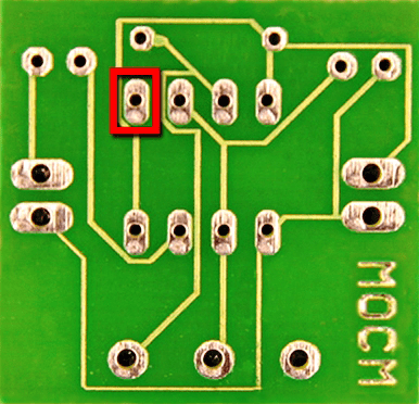 Pin 5 and 555-Astable PCB