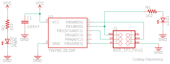 Vejrudsigt Allerede frakobling USBtinyISP Primer - Codrey Electronics