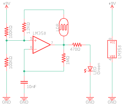 Lady Beetle LED Circuit