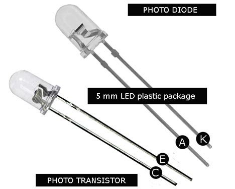 Light Intensity to Frequency Converter - Phototransistor and Photodiode
