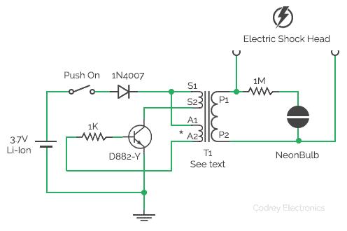 Nano Taser - Circuit