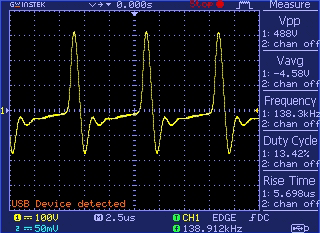 Nano Taser - Scope trace