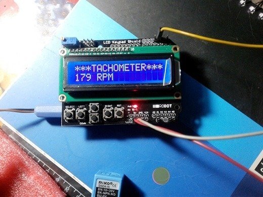 Arduino Tachometer-Tacho Display
