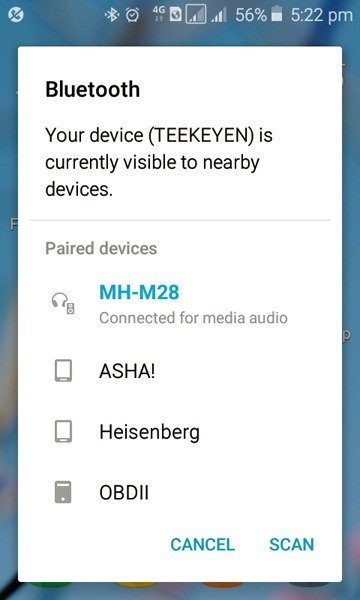 Bluetooth Stereo Audio Adapter-Bluetooth Connected