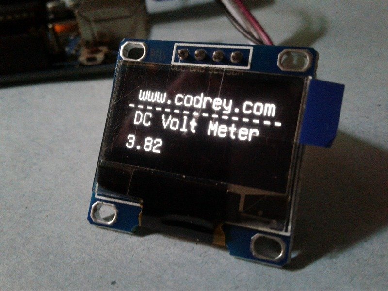 Arduino OLED DVM Display