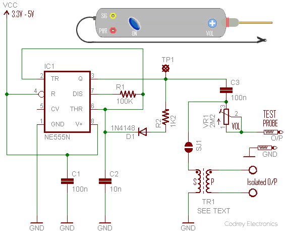 Audio Signal Injector Circuit v1