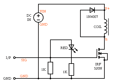 Basic Mosfet Driver KEYES Adaption