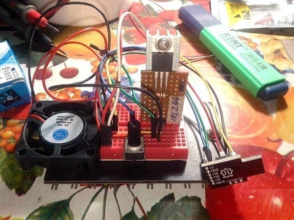 Micro Cooling Fan Governor-Test Setup(1)