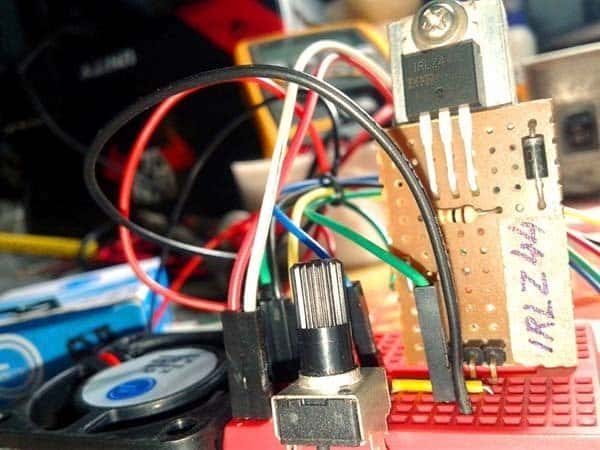 Micro Cooling Fan Governor-Test Setup(2)
