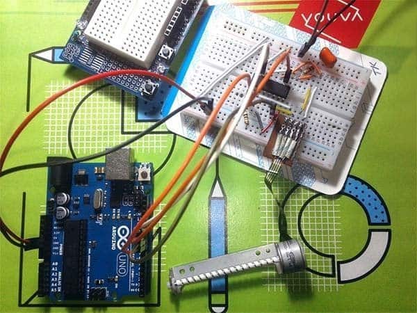 Bipolar Stepper Motor-Quick Test Setup