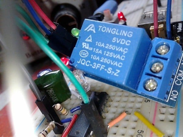 CMOS Toggle Switch-Test with 5V Relay Module