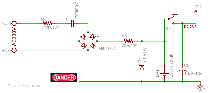 AC-DC Light Power Supply Circuit