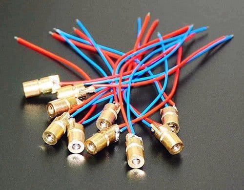 5mW Red Laser Diodes with Wire