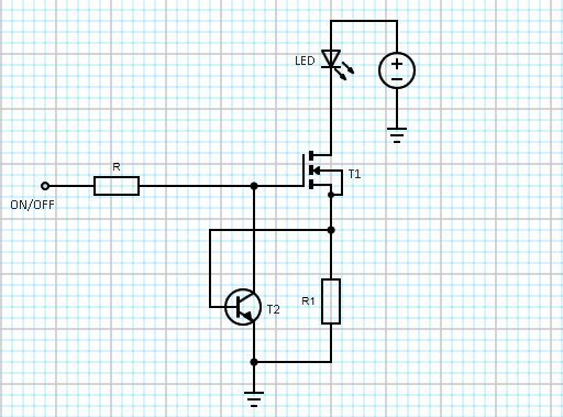 Basic CC LED Driver Scheme