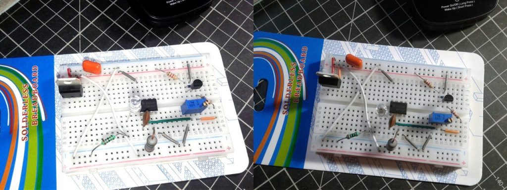 Over-Current Detector-Breadboard Assembly