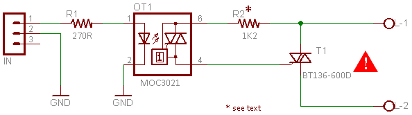Triac Switch Circuit