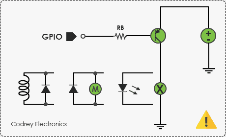 Arduino Power BJT PNP