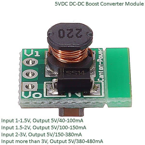 5VDC Boost Converter Module