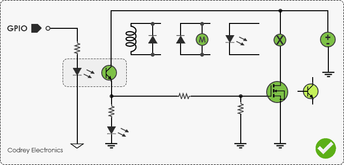 Arduino Isolated Mosfet Switch