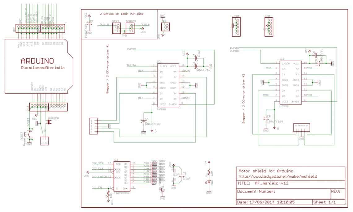How to use arduino motor shield