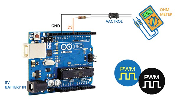 Arduino Vactrol Setup