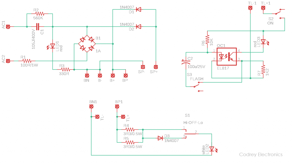 Bicycle Light Full Schematic