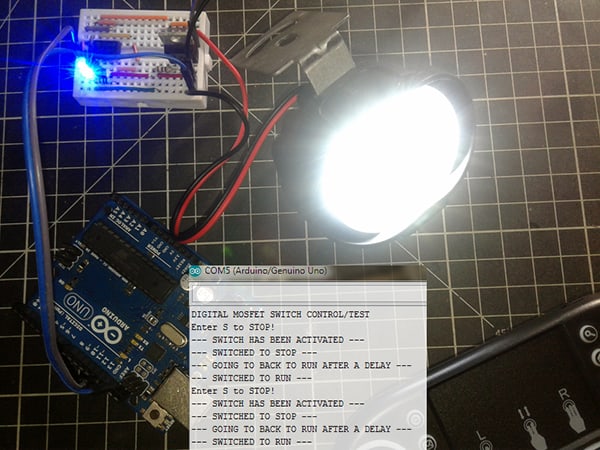 Digital Mosfet Arduino Test