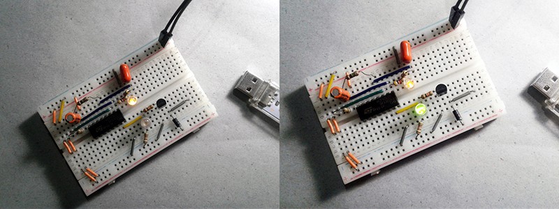 Automatic Fragrance Dispenser Breadboard Active