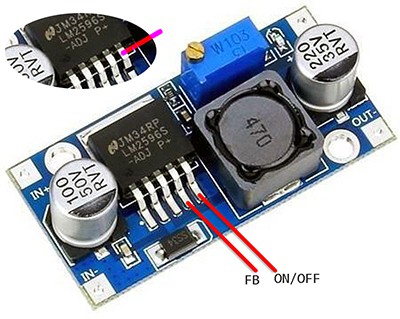 LM2596 Module FB Pin