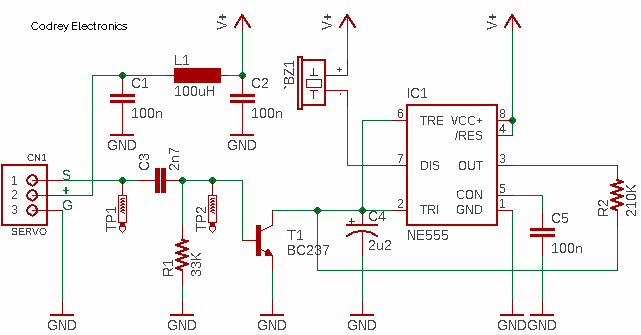 Lost Mode Alarm Schematic