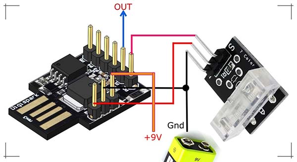 Digispark Knock Sensor Setup