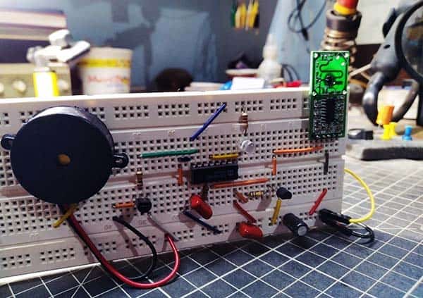 Driveway Alarm Breadboard