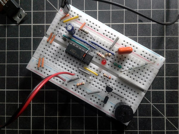 Locker Security Switch Breadboard Stby