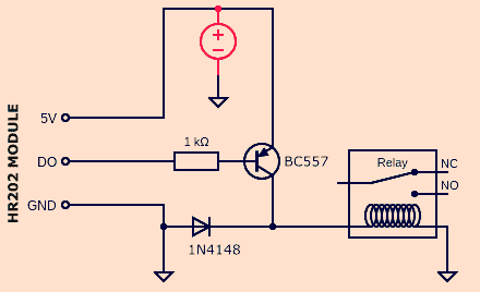 Relay Drive Schematic