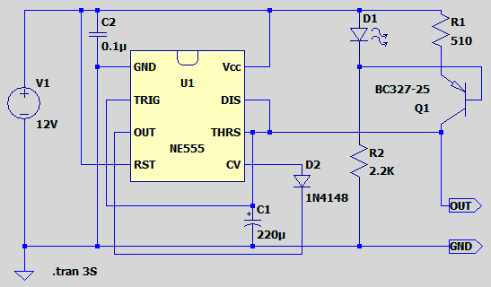 555 Sawtooth Schematic