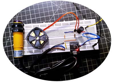 Peephole Proximity SensorBreadboard Assembly