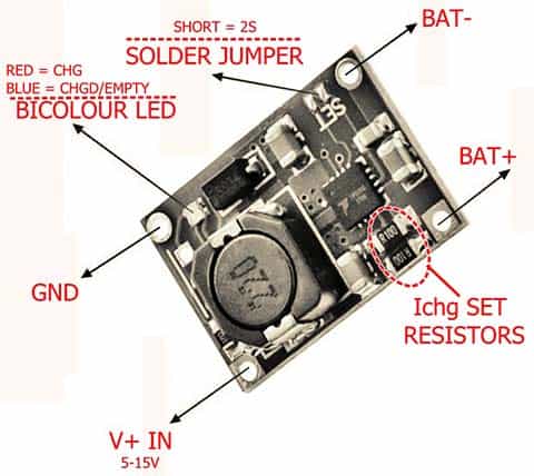 TP5100 Module Full Annotation