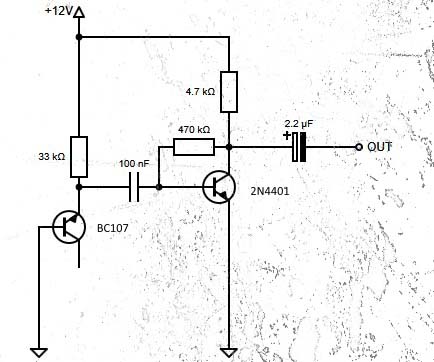 White Noise Generator Schematic Rev