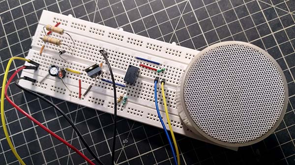 BT Music Test Breadboard