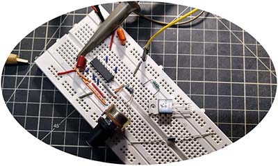 Simple Solder Fume Extractor Idea Test Breadboard