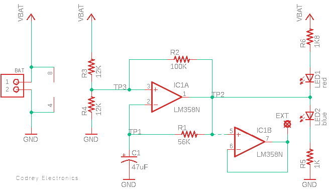 Micro LED Strobe Schematic