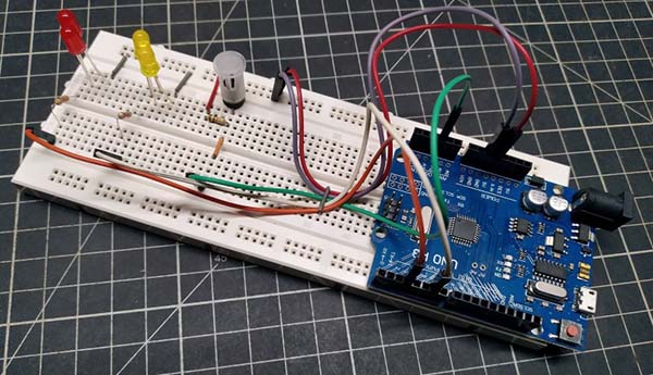 Night Light First Test Breadboard