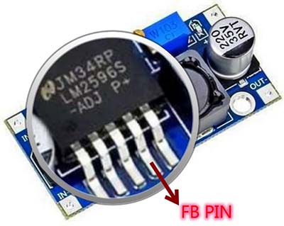 LM2596 Module FB Pin