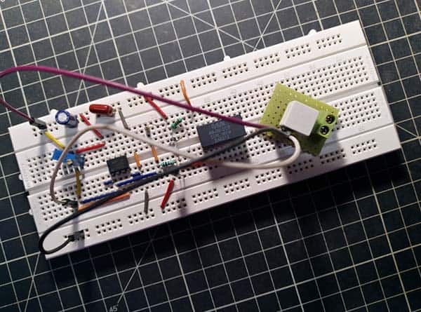 Little Electronic Fuse-First Setup_Breadboard